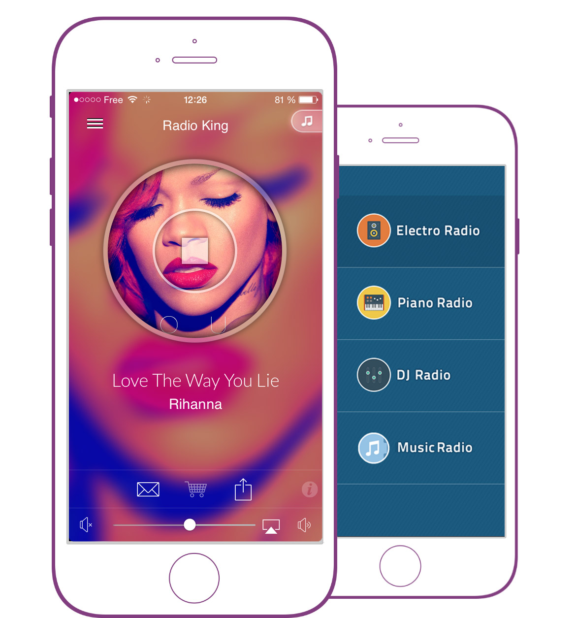 Create your iPhone and Android radio mobile app - RadioKing